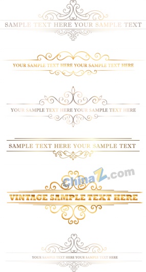 欧式金属质感花纹素材